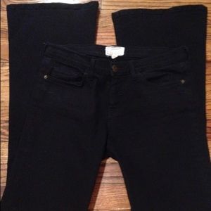 Current Elliot flare jeans in black gently worn